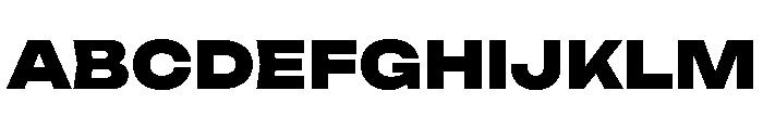 Unbounded Black Font UPPERCASE