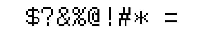 Unifont Font OTHER CHARS