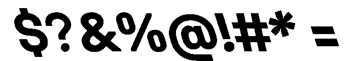 Unifora BoldRetalic Instance Font OTHER CHARS