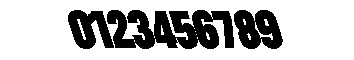 Unifora CondensedBlackRetalic Instance Font OTHER CHARS
