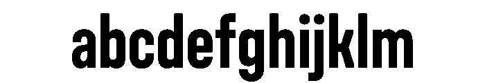 Unifora CondensedBold Instance FONT