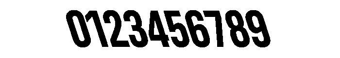 Unifora CondensedBoldRetalic Instance Font OTHER CHARS