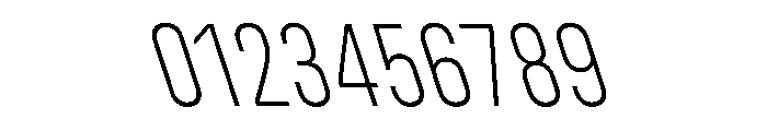 Unifora CondensedExtralightRetalic Instance Font OTHER CHARS