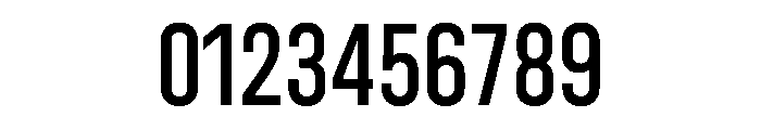 Unifora CondensedMedium Instance Font OTHER CHARS