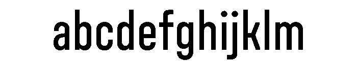 Unifora CondensedMedium Instance FONT