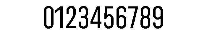 Unifora CondensedRegular Instance Font OTHER CHARS
