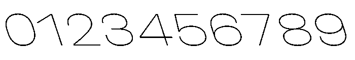 Unifora ExpandedThinRetalic Instance Font OTHER CHARS