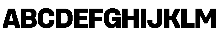 Unifora Extrabold Instance Font UPPERCASE