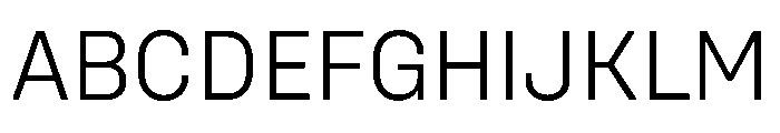 Unifora Light Instance Font UPPERCASE