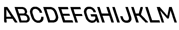 Unifora MediumRetalic Instance Font UPPERCASE