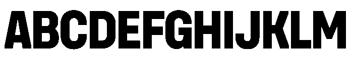 Unifora NarrowExtrabold Instance Font UPPERCASE
