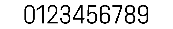 Unifora NarrowLight Instance Font OTHER CHARS