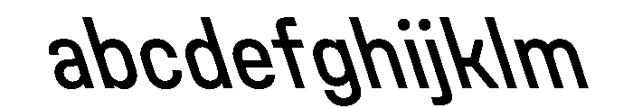 Unifora NarrowMediumRetalic Instance FONT