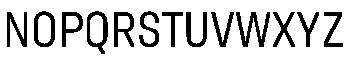 Unifora NarrowRegular Instance Font UPPERCASE