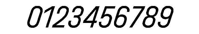 Unifora NarrowRegularItalic Instance Font OTHER CHARS