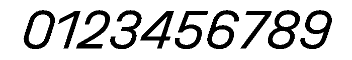 Unifora RegularItalic Instance Font OTHER CHARS
