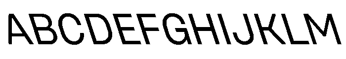 Unifora RegularRetalic Instance Font UPPERCASE