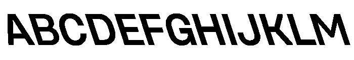 Unifora SemiboldRetalic Instance Font UPPERCASE