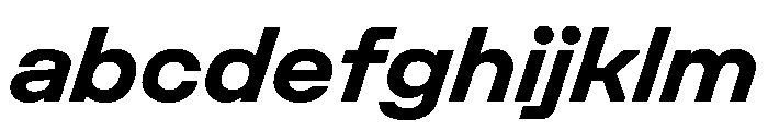 Unifora SemiexpandedBoldItalic Instance FONT