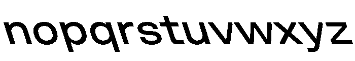 Unifora SemiexpandedMediumRetalic Instance Font LOWERCASE