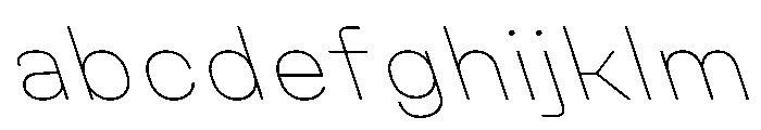 Unifora SemiexpandedThinRetalic Instance FONT