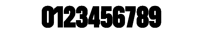 UniforaCondensed Black Font OTHER CHARS