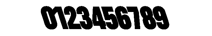 UniforaCondensed BlackRetalic Font OTHER CHARS