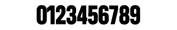 UniforaCondensed Extrabold Font OTHER CHARS