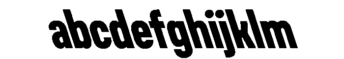 UniforaCondensed ExtraboldRetalic Instance FONT