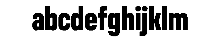 UniforaCondensed Extrabold FONT