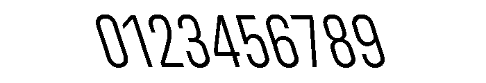 UniforaCondensed LightRetalic Instance Font OTHER CHARS