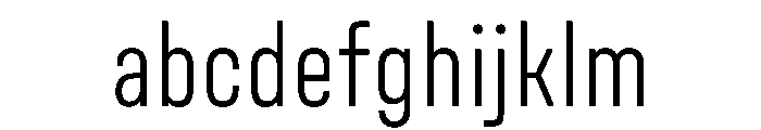 UniforaCondensed Light FONT