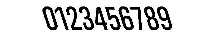 UniforaCondensed MediumRetalic Instance Font OTHER CHARS