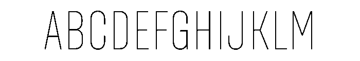 UniforaCondensed Notfordesktopuse Instance Font UPPERCASE
