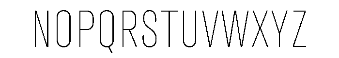 UniforaCondensed Notfordesktopuse Instance Font UPPERCASE