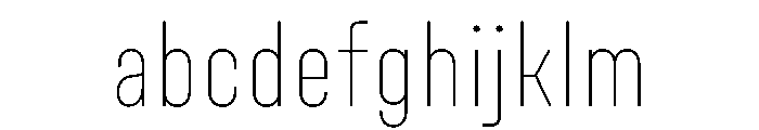 UniforaCondensed Notfordesktopuse Instance FONT