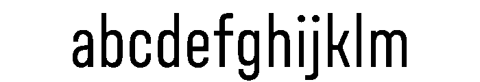UniforaCondensed Regular Instance FONT