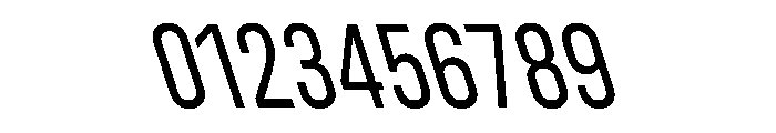 UniforaCondensed RegularRetalic Instance Font OTHER CHARS