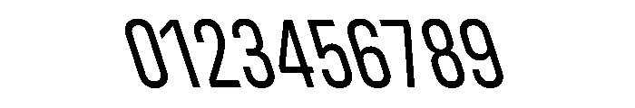 UniforaCondensed RegularRetalic Font OTHER CHARS