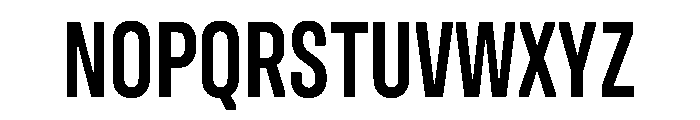 UniforaCondensed Semibold Instance Font UPPERCASE