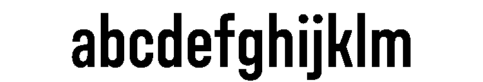 UniforaCondensed Semibold Instance FONT