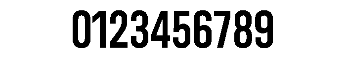 UniforaCondensed Semibold Font OTHER CHARS