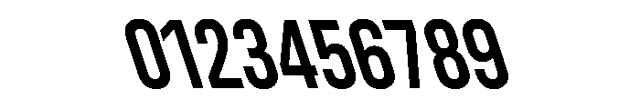 UniforaCondensed SemiboldRetalic Instance Font OTHER CHARS