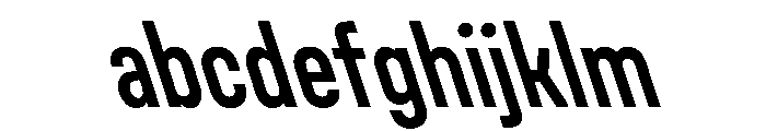 UniforaCondensed SemiboldRetalic Instance FONT