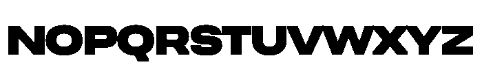 UniforaExpanded Black Instance Font UPPERCASE