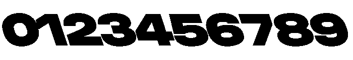 UniforaExpanded BlackRetalic Font OTHER CHARS