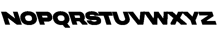 UniforaExpanded BlackRetalic Font UPPERCASE