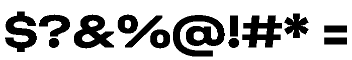 UniforaExpanded Bold Instance Font OTHER CHARS