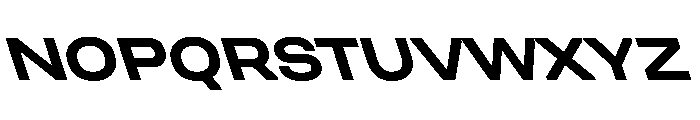 UniforaExpanded BoldRetalic Font UPPERCASE