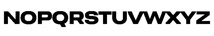 UniforaExpanded Extrabold Font UPPERCASE